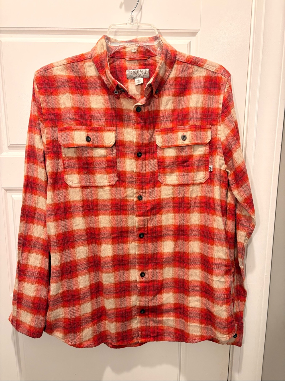 Ocean & Coast Red Plaid Button-Down Shirt for Kids
